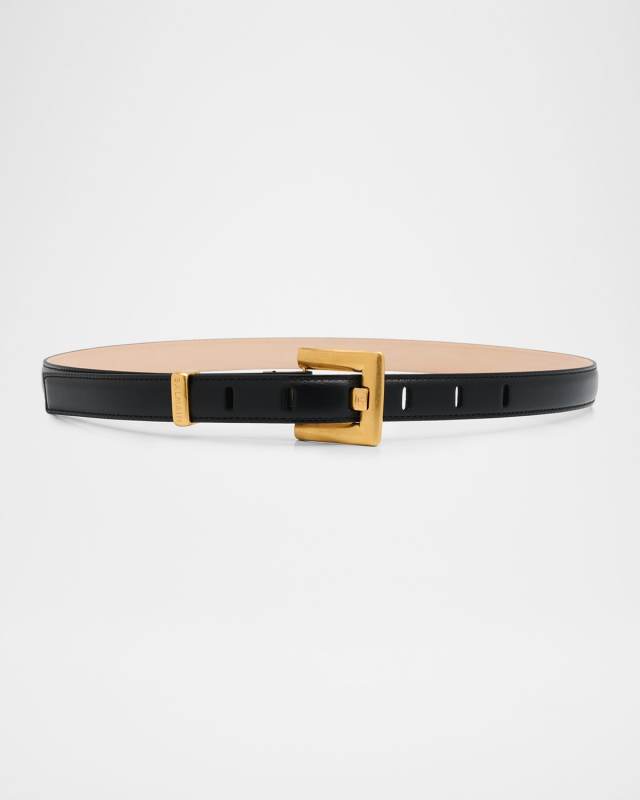 Anthem Narrow Leather Belt